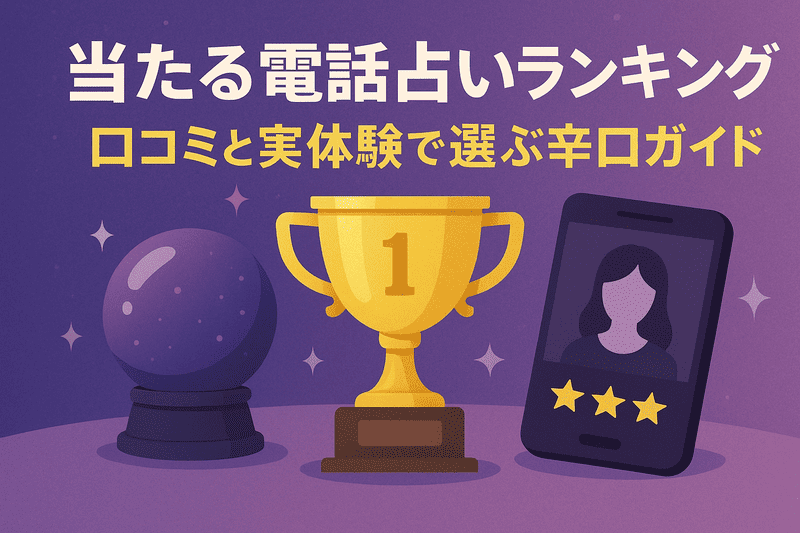 当たる電話占いランキング｜口コミと実体験で選ぶ辛口ガイド